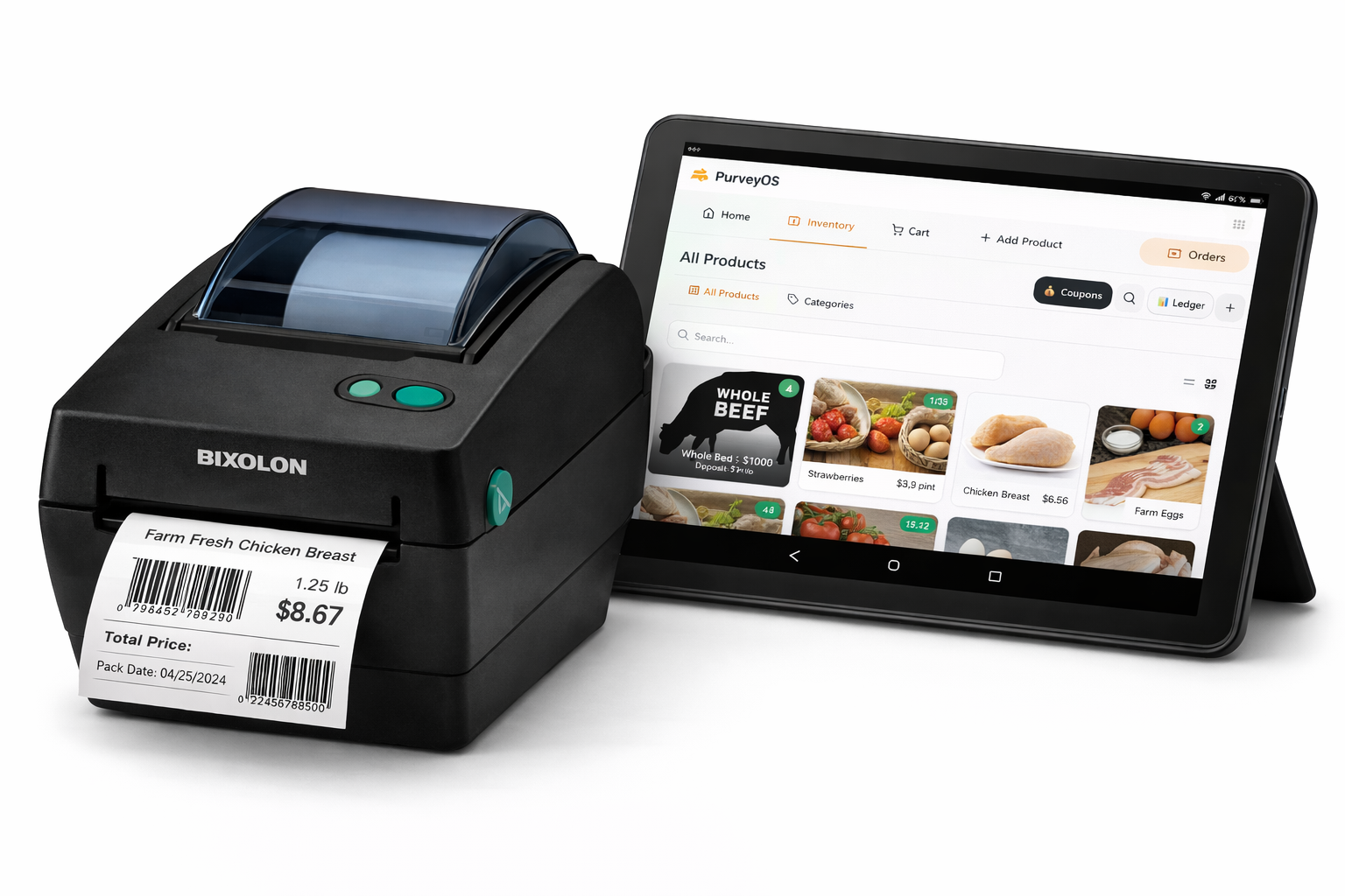 PurveyOS POS in action